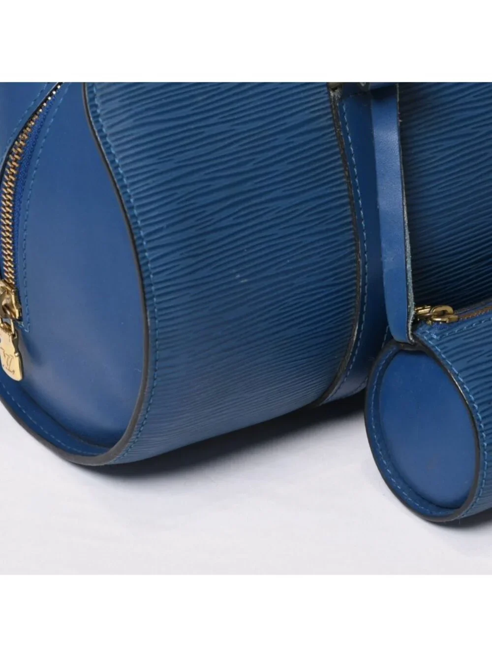 Louis Vuitton Handbag Papillon Soufflot Epi Blue